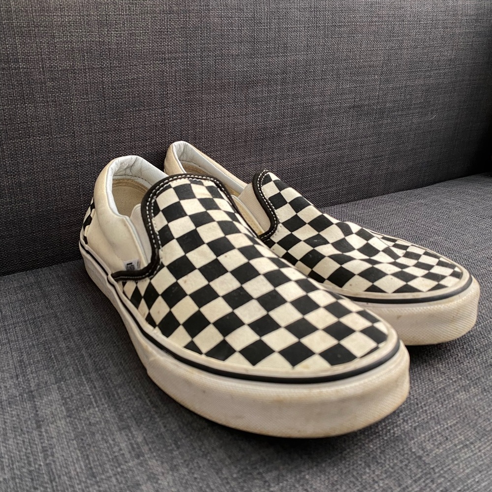 Womens Checkered Vans Sz 10